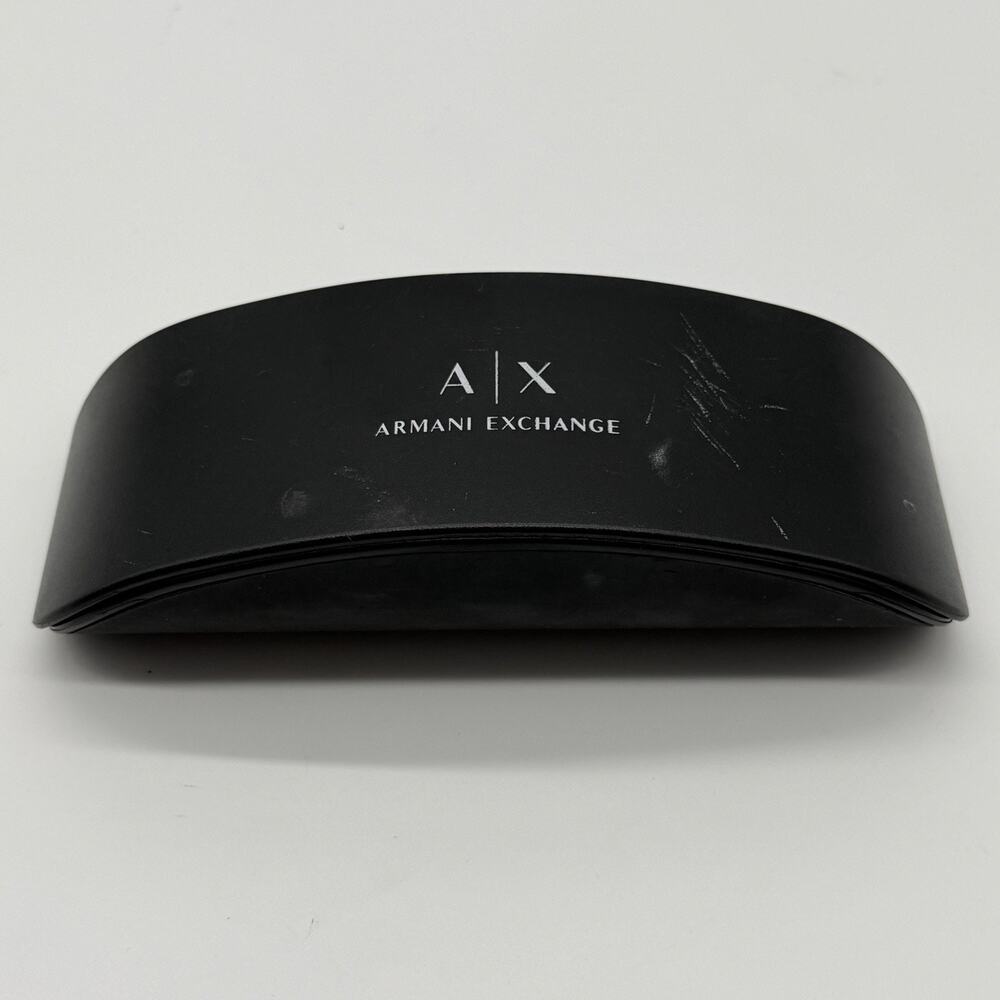 A|X Armani Exchange Black Hard Eyeglass Sunglasses Case Only 7”Used